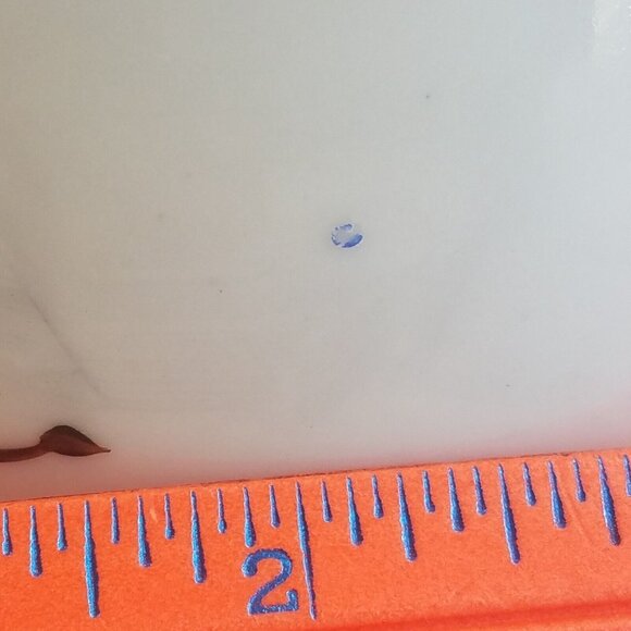 Antique Nippon 8.75" Vase Hand Painted Winter Scene Blue White Gold Tone Handles - Picture 8 of 16